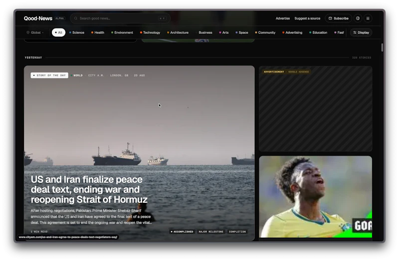 Qood News screenshot 2