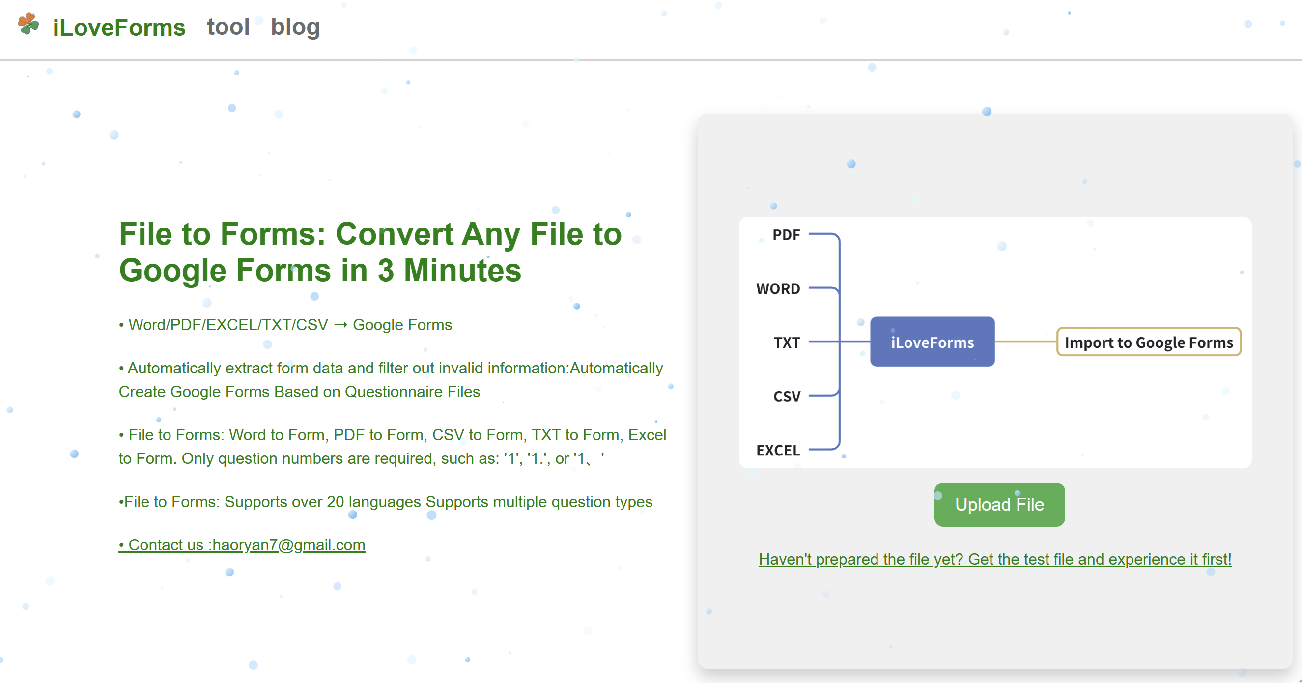 ILOVEFORMI - File ai moduli: convertire qualsiasi file in moduli di Google in 3 minuti media 3