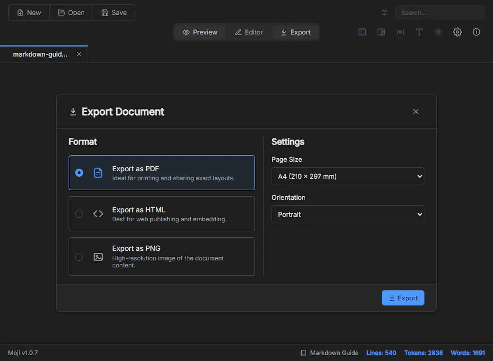 Moji screenshot 3