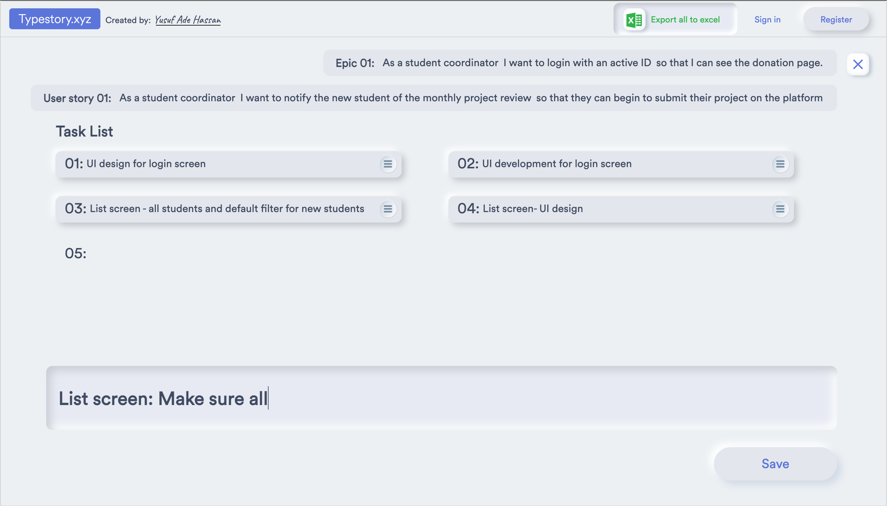 TypeStory gallery image