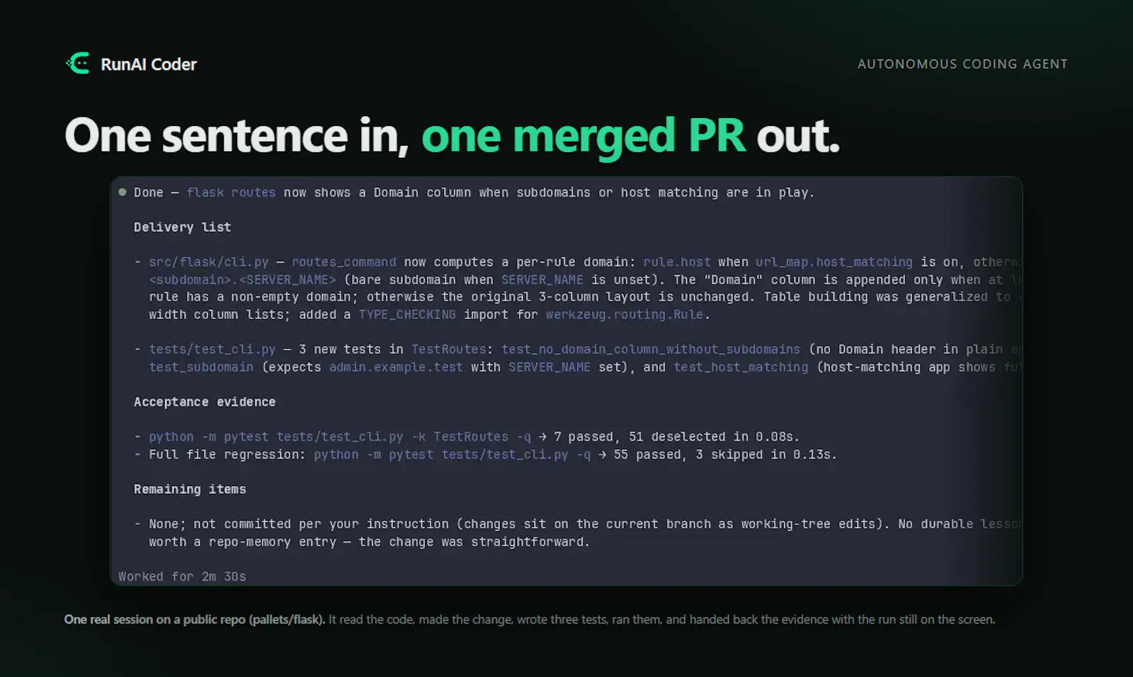 RunAI Coder screenshot 2