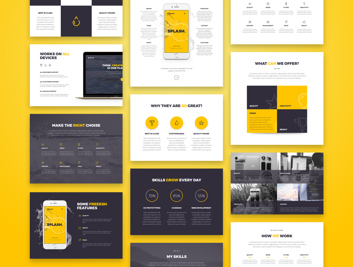 Splash UI Kit for Sketch gallery image