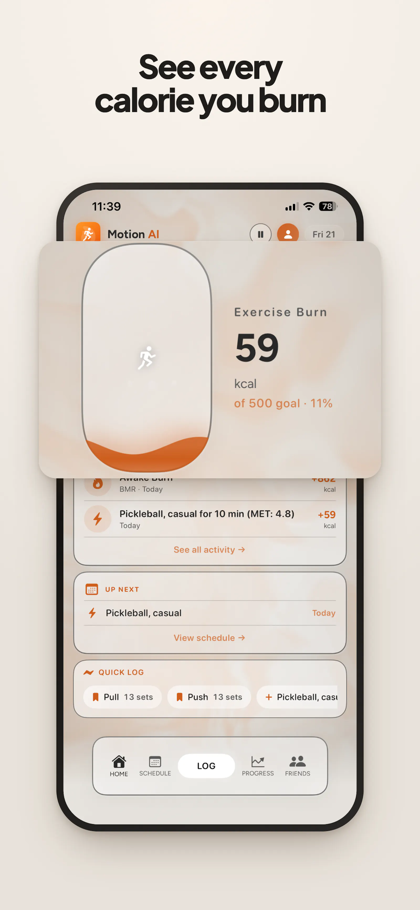 Motion AI - Calorie Burning Done Right screenshot 1