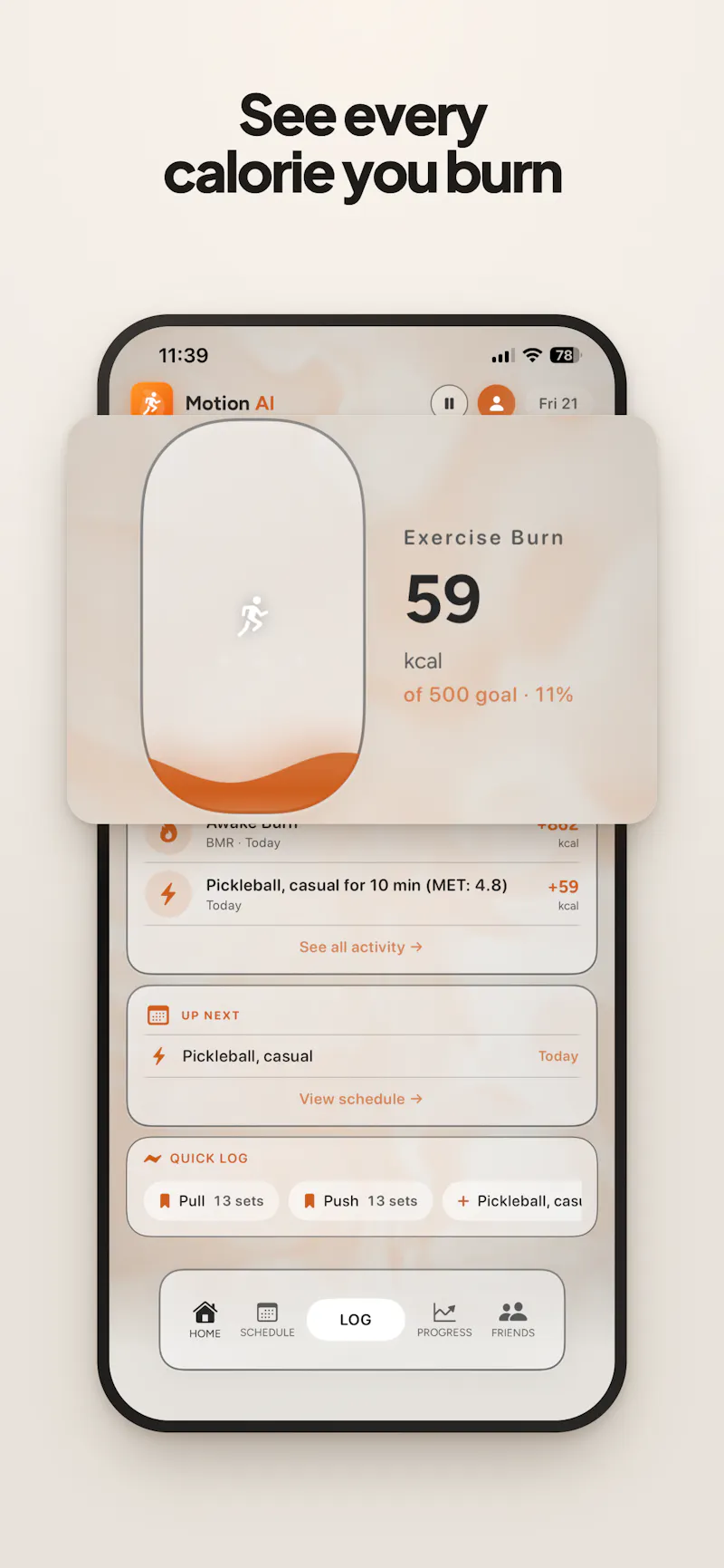 Motion AI - Calorie Burning Done Right screenshot 1