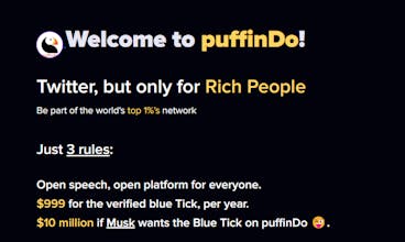 Twitter, but only for Rich People gallery image