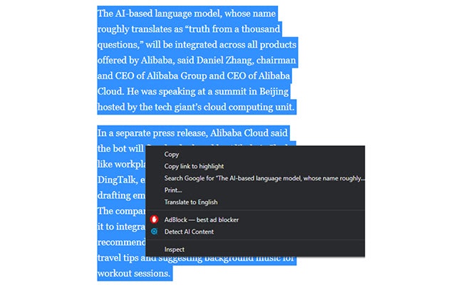 AI Content Detector Chrome Extension media 3