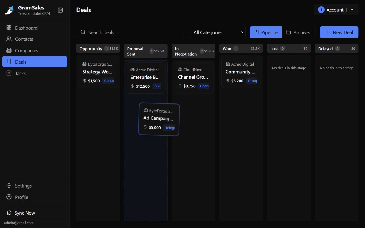 GramSales - Screenshot 5 showing product features and functionality