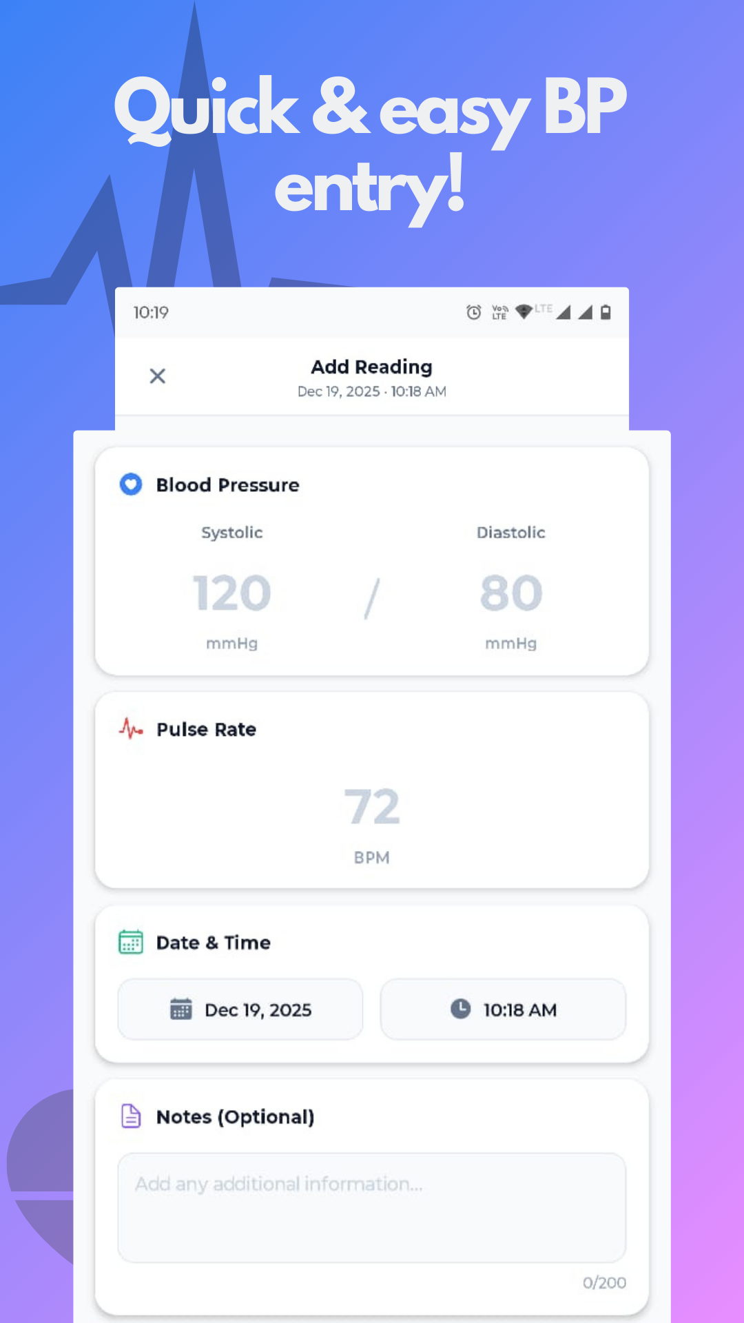 Blood Pressure Tracker gallery image