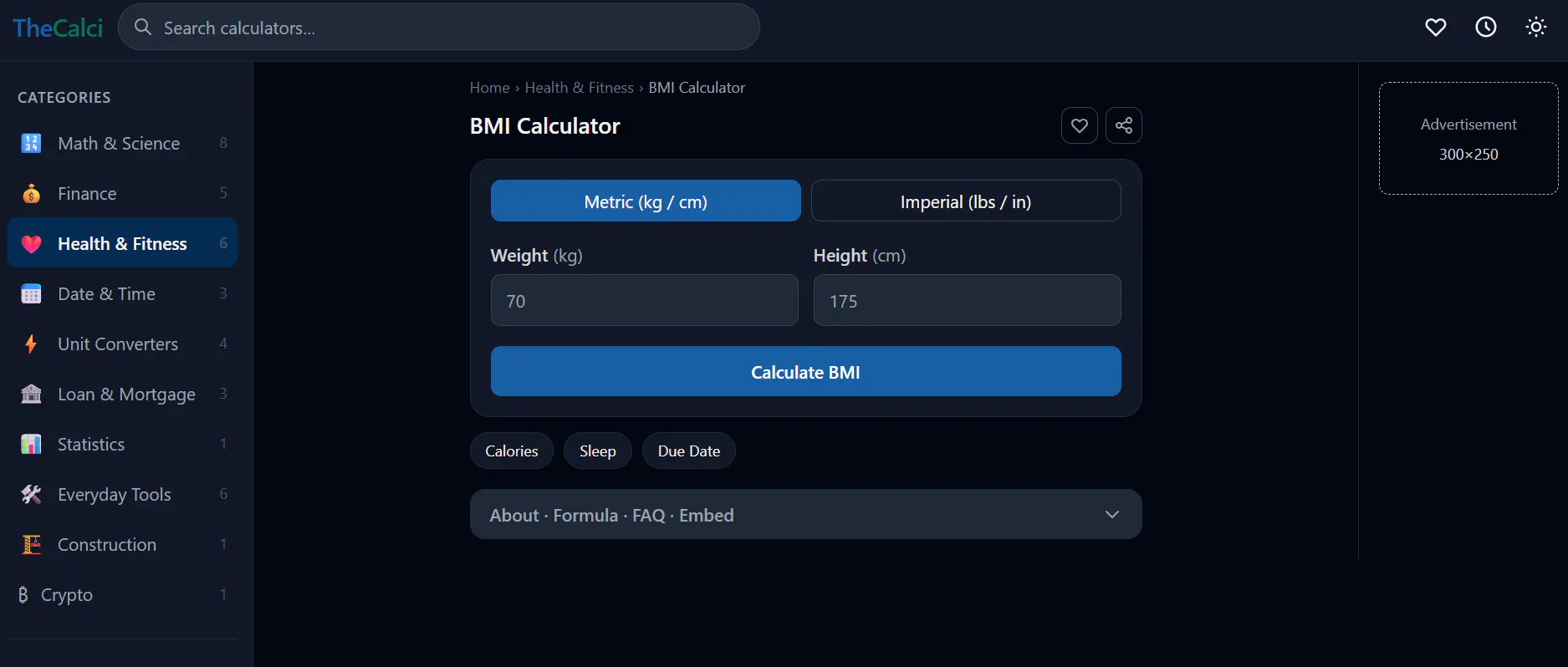 TheCalci. Calculate anything, instantly gallery image
