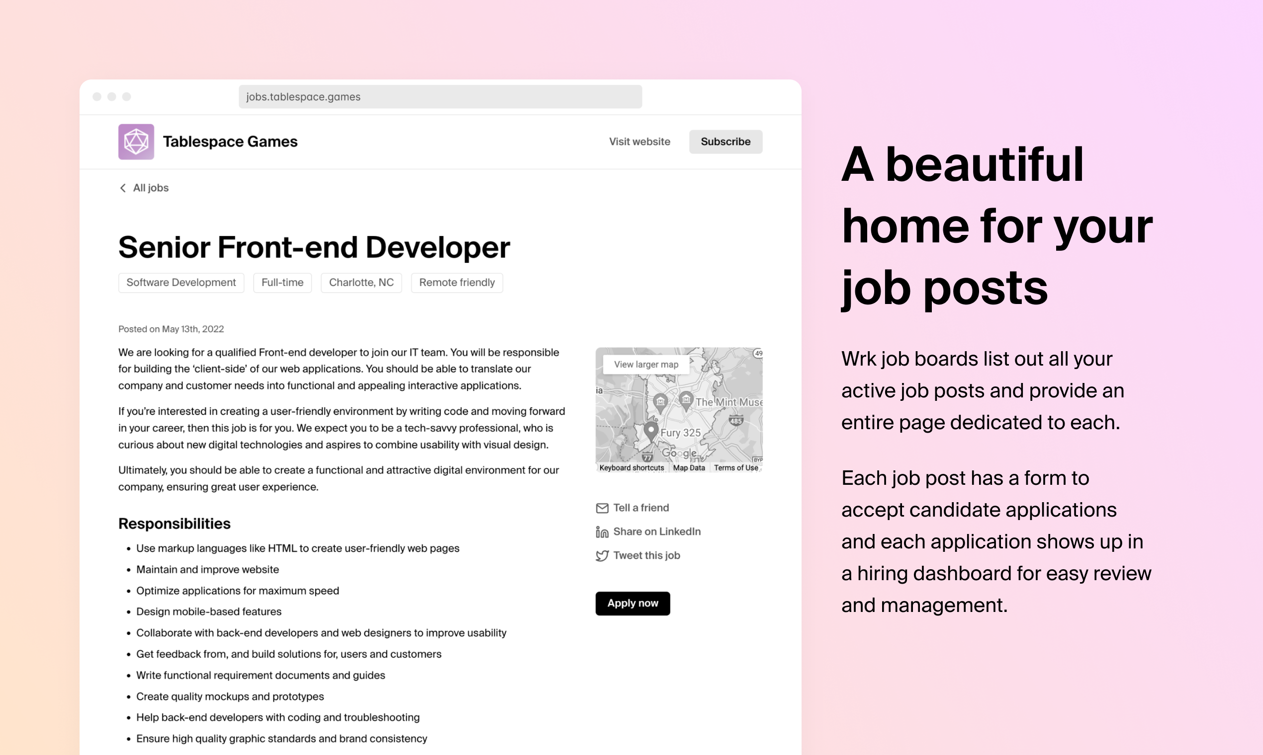 Polymer job boards gallery image