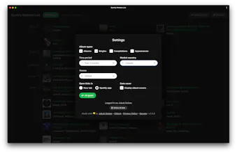 Spotify Release List gallery image