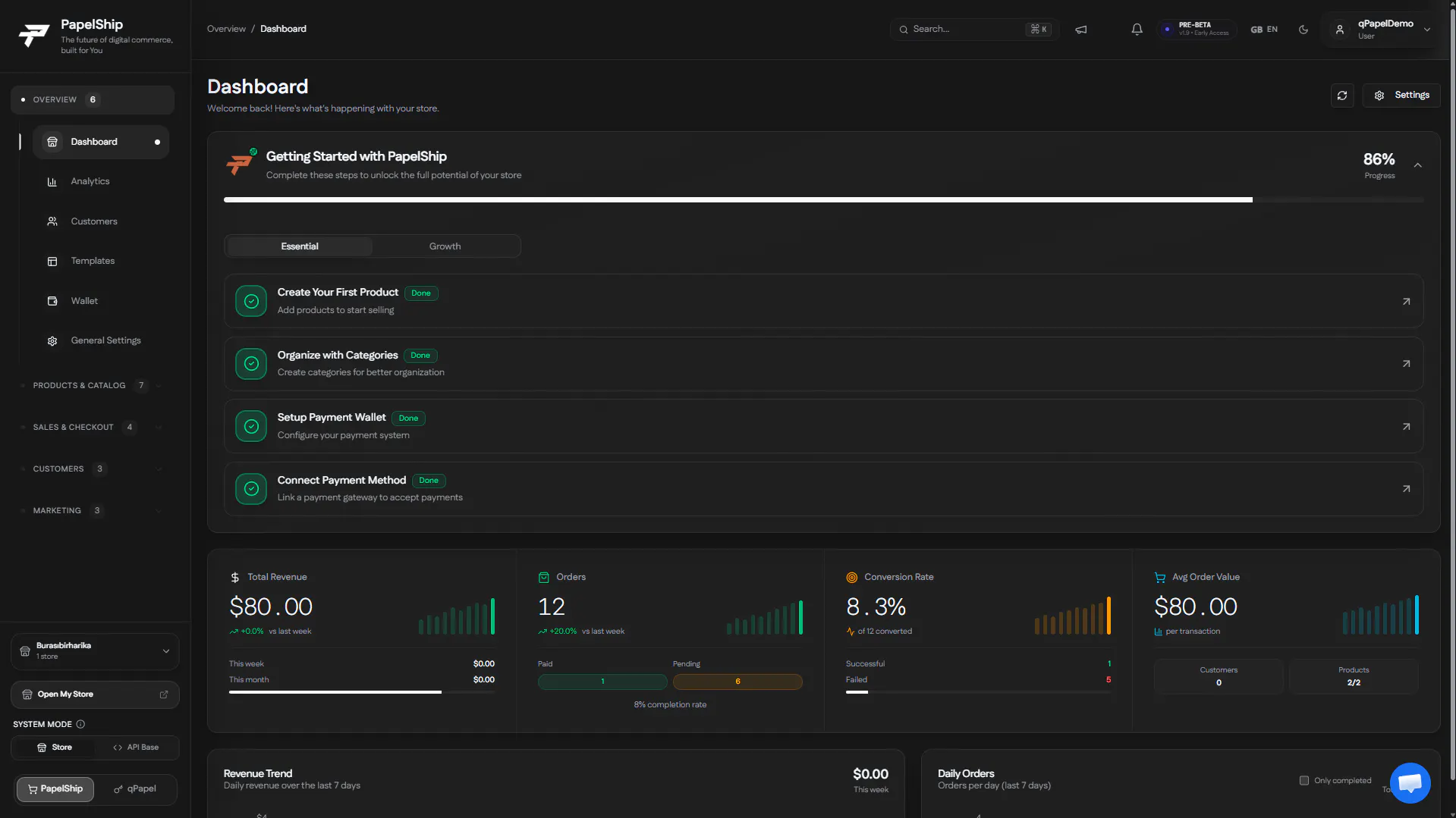 PapelShip E-Commerce & Authentication  gallery image
