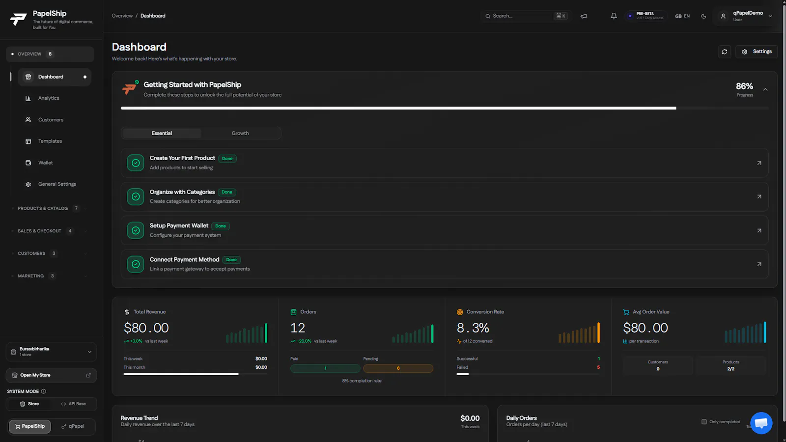 PapelShip E-Commerce & Authentication  screenshot 3