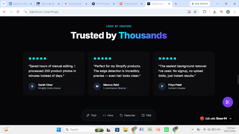 BgRemover screenshot 1