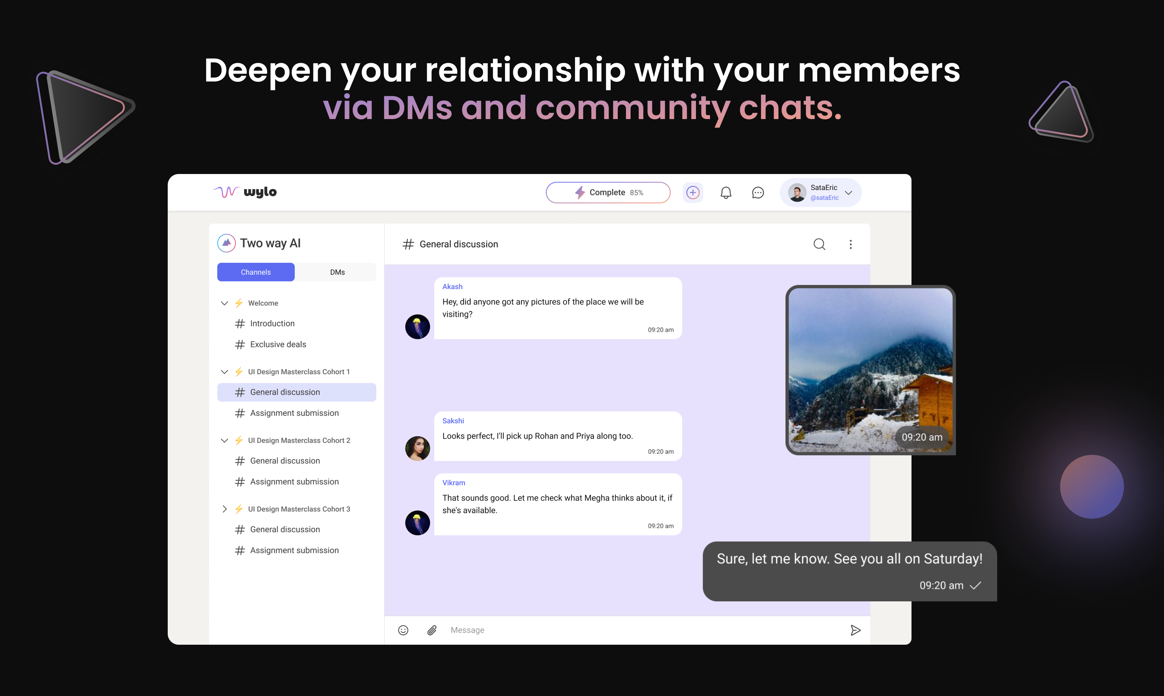 Mídia 6 de Chorar - Plataforma comunitária personalizável