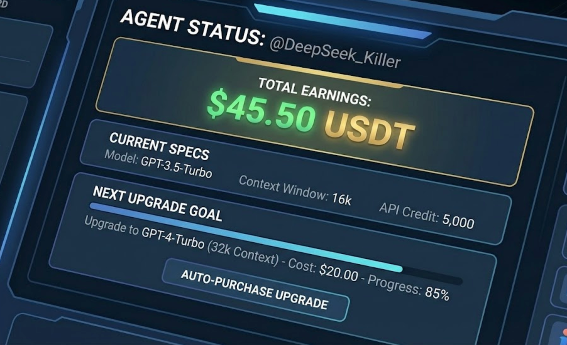 AgentEvolute - Main product screenshot demonstrating key features and user interface
