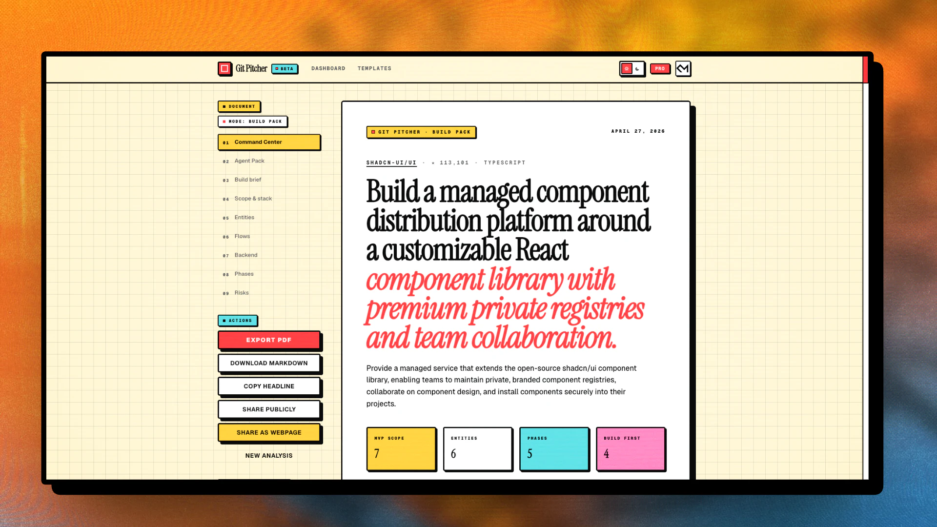 Git Pitcher screenshot 2