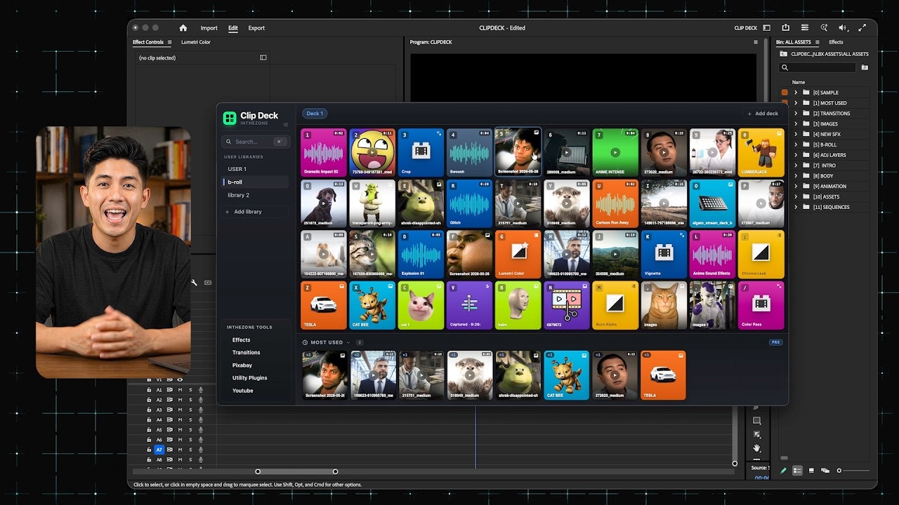 Clip Deck for Premiere Pro gallery image