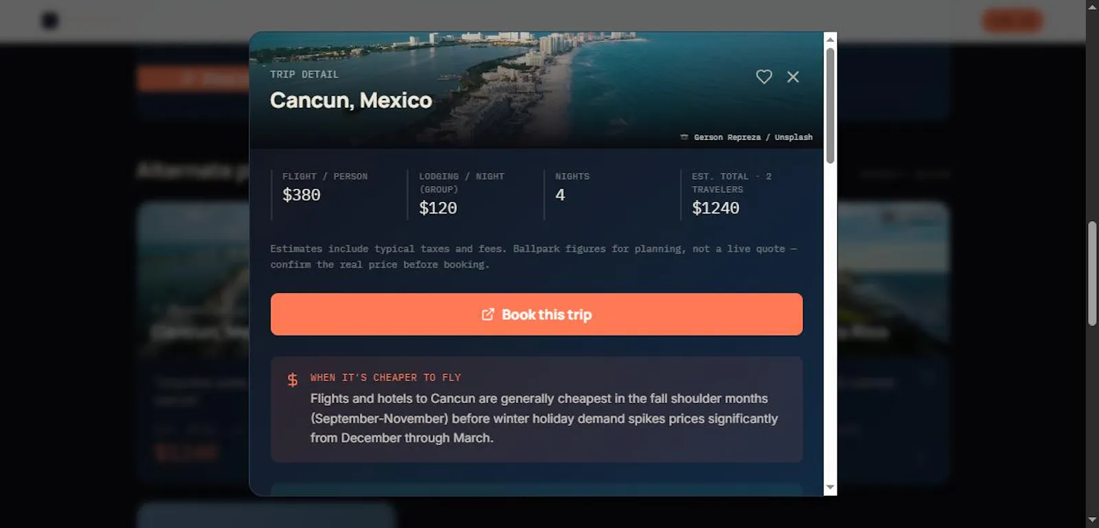 Fareflect screenshot 2