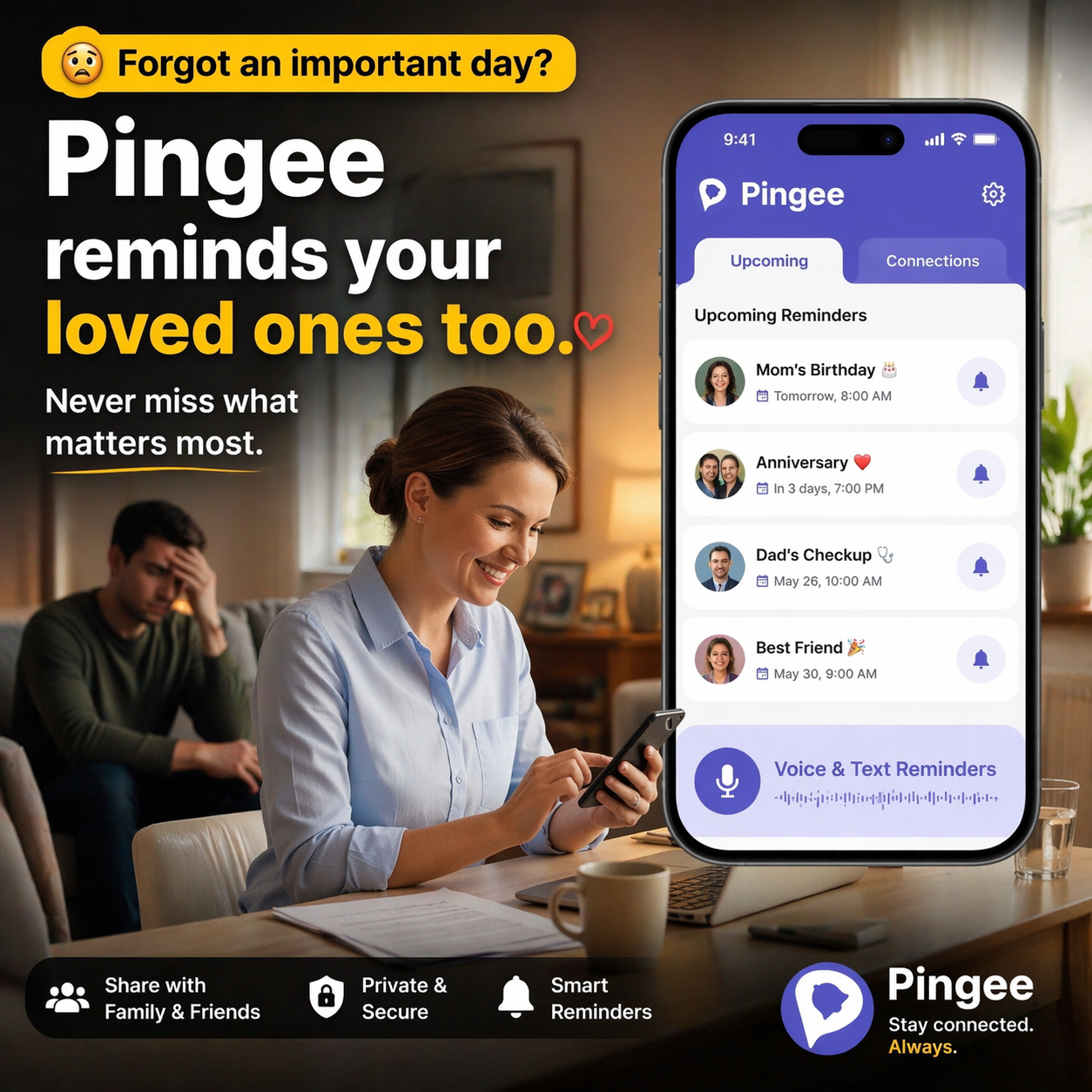 Pingee: Remind Your Loved Ones gallery image