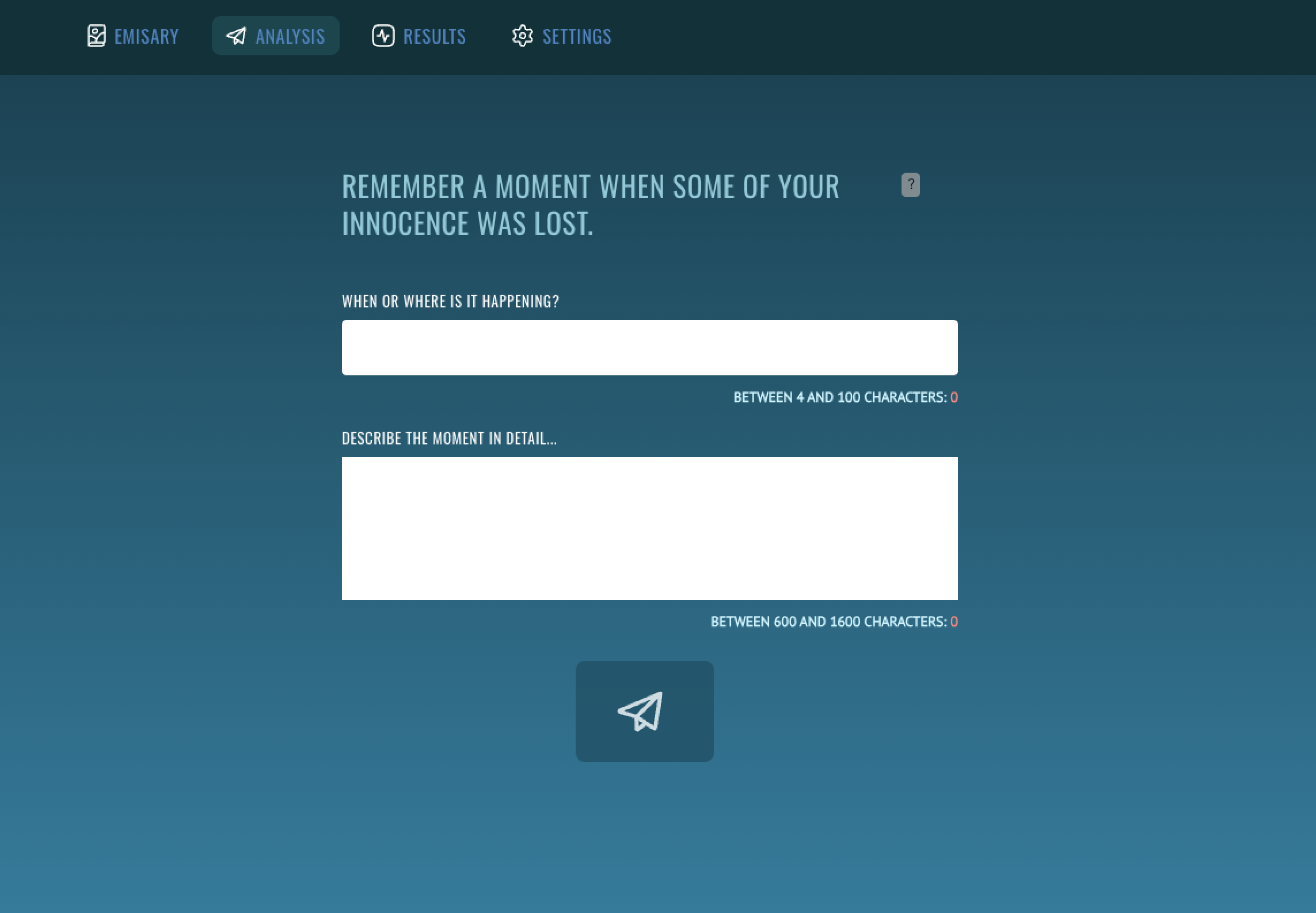 Emisary - Screenshot 3 showing product features and functionality