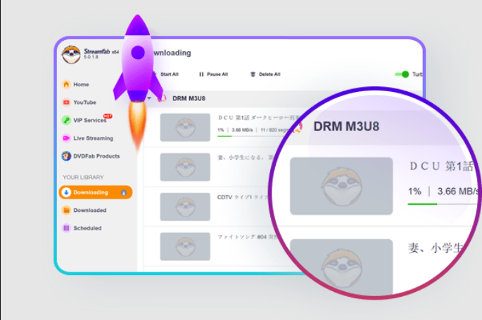 Media Trình tải xuống DRM M3U8 - Tải xuống video 1080p từ các trang web có bảo vệ M3U8. 3