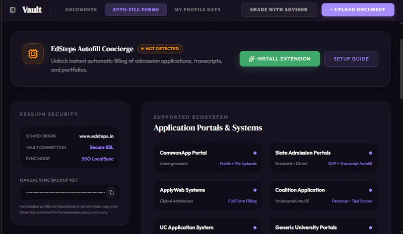 EDSTEPS VAULT · DIGITAL WORKSPACE screenshot 3