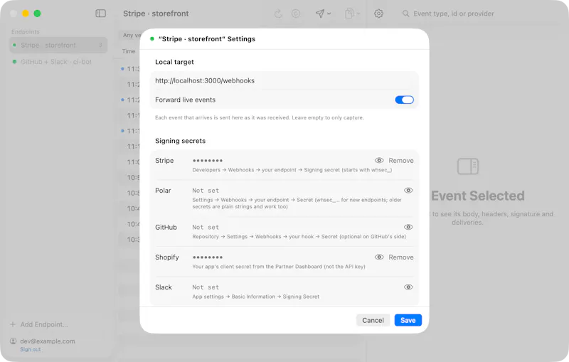 WebhookMon screenshot 3