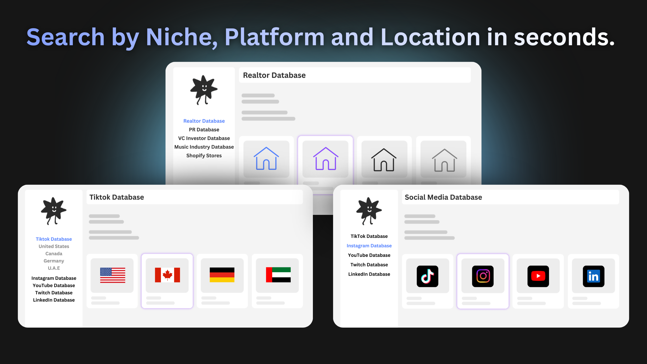 Social Brands Influencer Database - Screenshot 3 showing product features and functionality