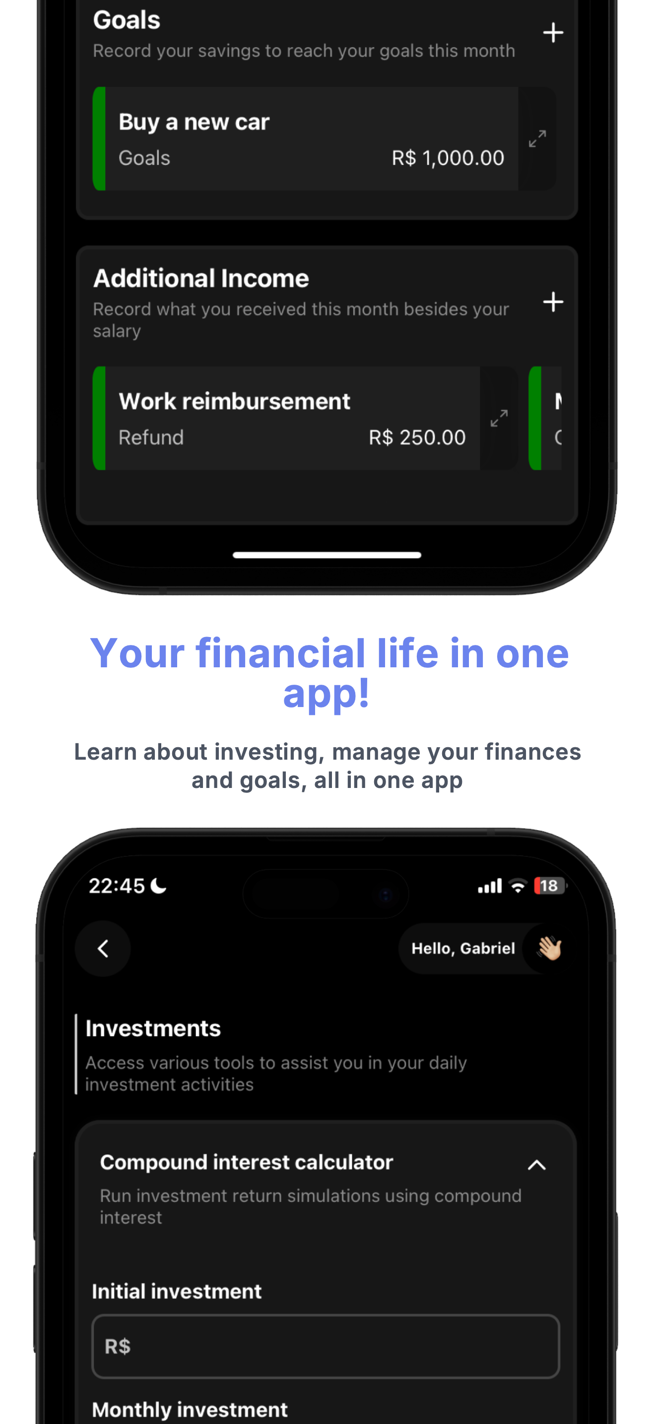 Financ3 - Een financiële app met beleggingstools media 5