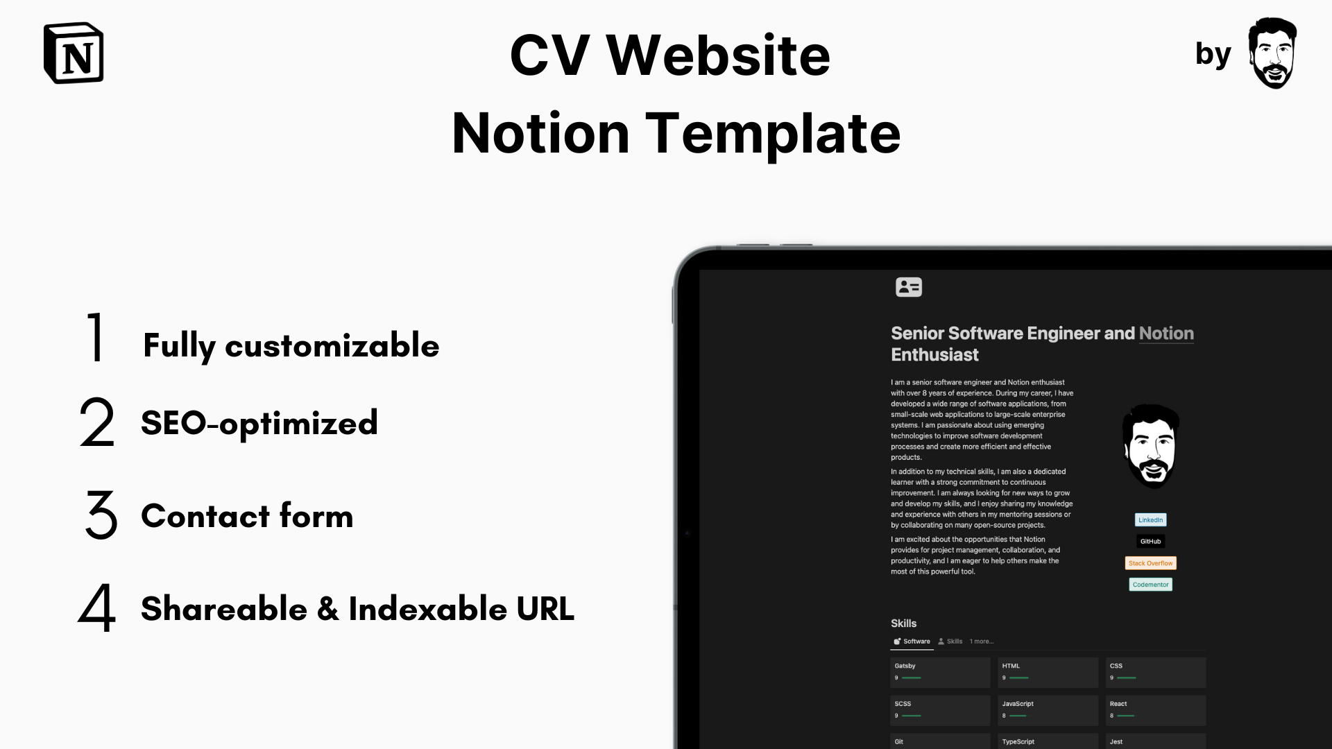 เทมเพลตแนวคิด CV - ปลดปล่อยอาชีพของคุณด้วยเทมเพลตแนวคิด CV! media 1