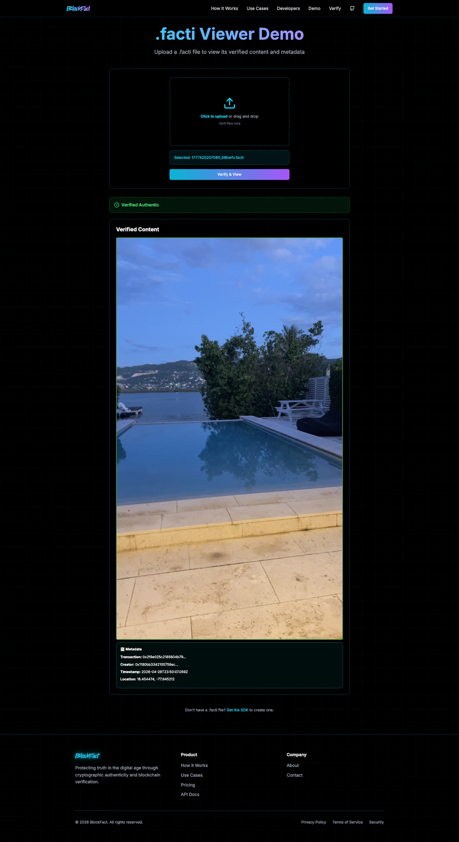 BlockFact screenshot 3