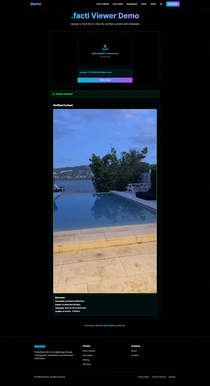 BlockFact screenshot 3