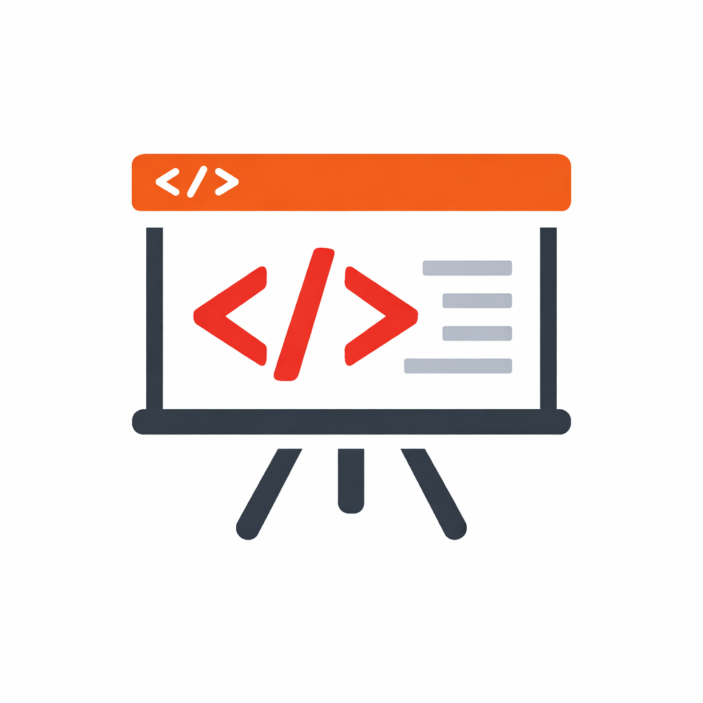 SlideHTML For AI  - Product Hunt launch logo and brand identity