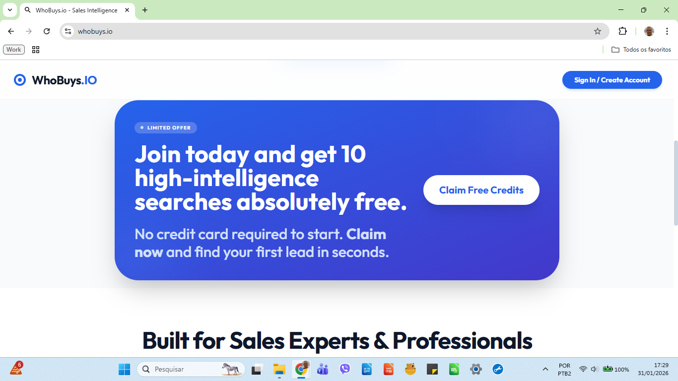 WhoBuys - Screenshot 4 showing product features and functionality