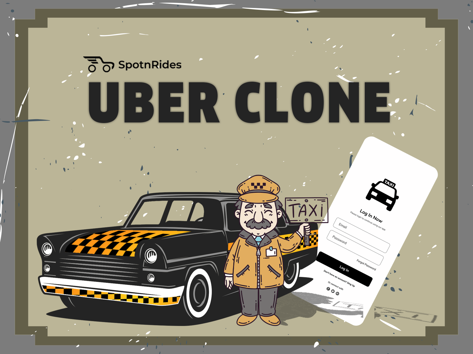 Spotnrides의 Uber와 같은 택시 예약 앱 - 더 똑똑해.Spotnrides를 타십시오 미디어 6