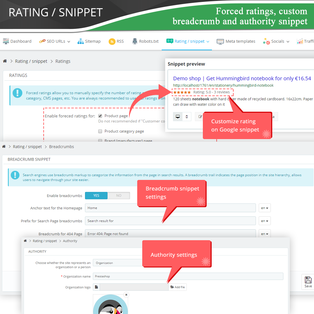การตรวจสอบ SEO - แนวทางปฏิบัติ SEO ที่ดีที่สุด 2023 - โมดูลผู้เชี่ยวชาญ Prestashop SEO ทั้งหมด media 8