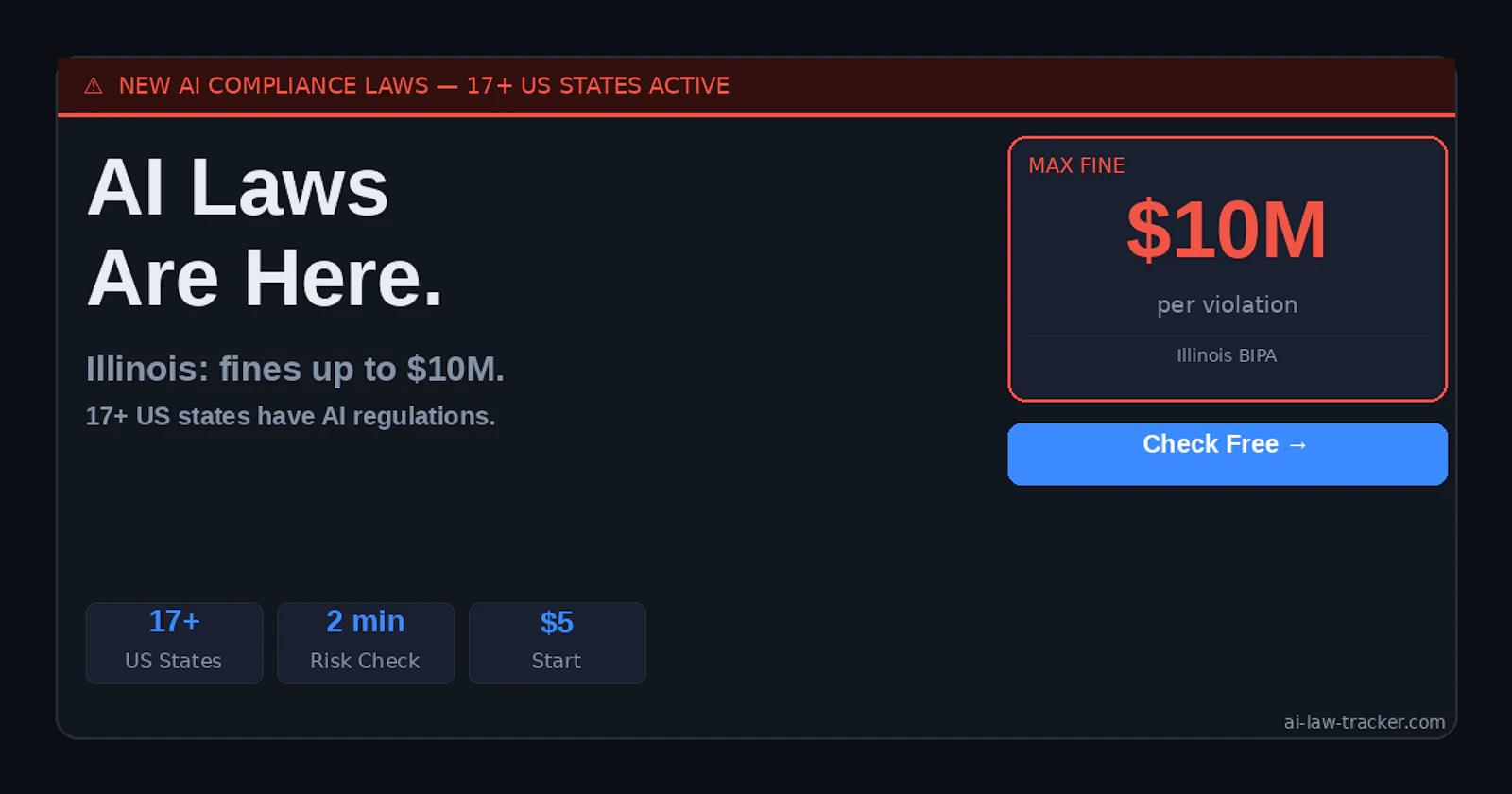 AI Law Tracker screenshot 3