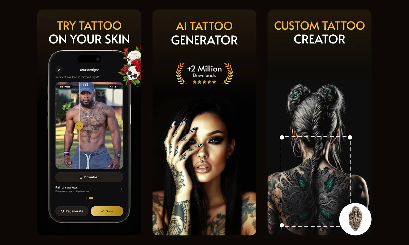 Inkora: AI Tattoo Creator screenshot 1