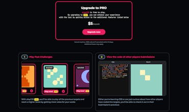 Immagine che mostra una raccolta di ricreazioni CSS per votare e coinvolgimento della comunità.