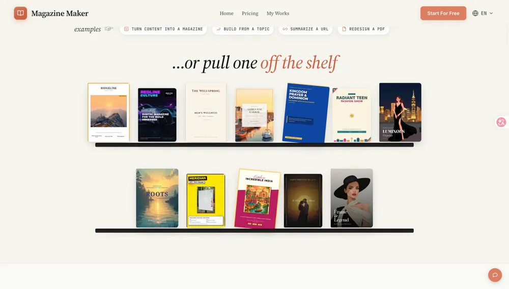 AI Magazine Maker gallery image