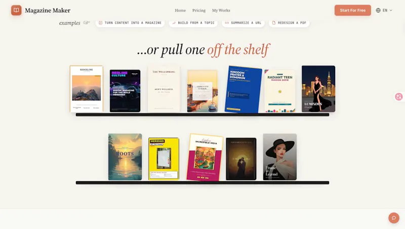 AI Magazine Maker screenshot 1