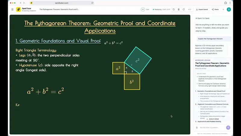 Santi Tutor screenshot 1 (video preview)