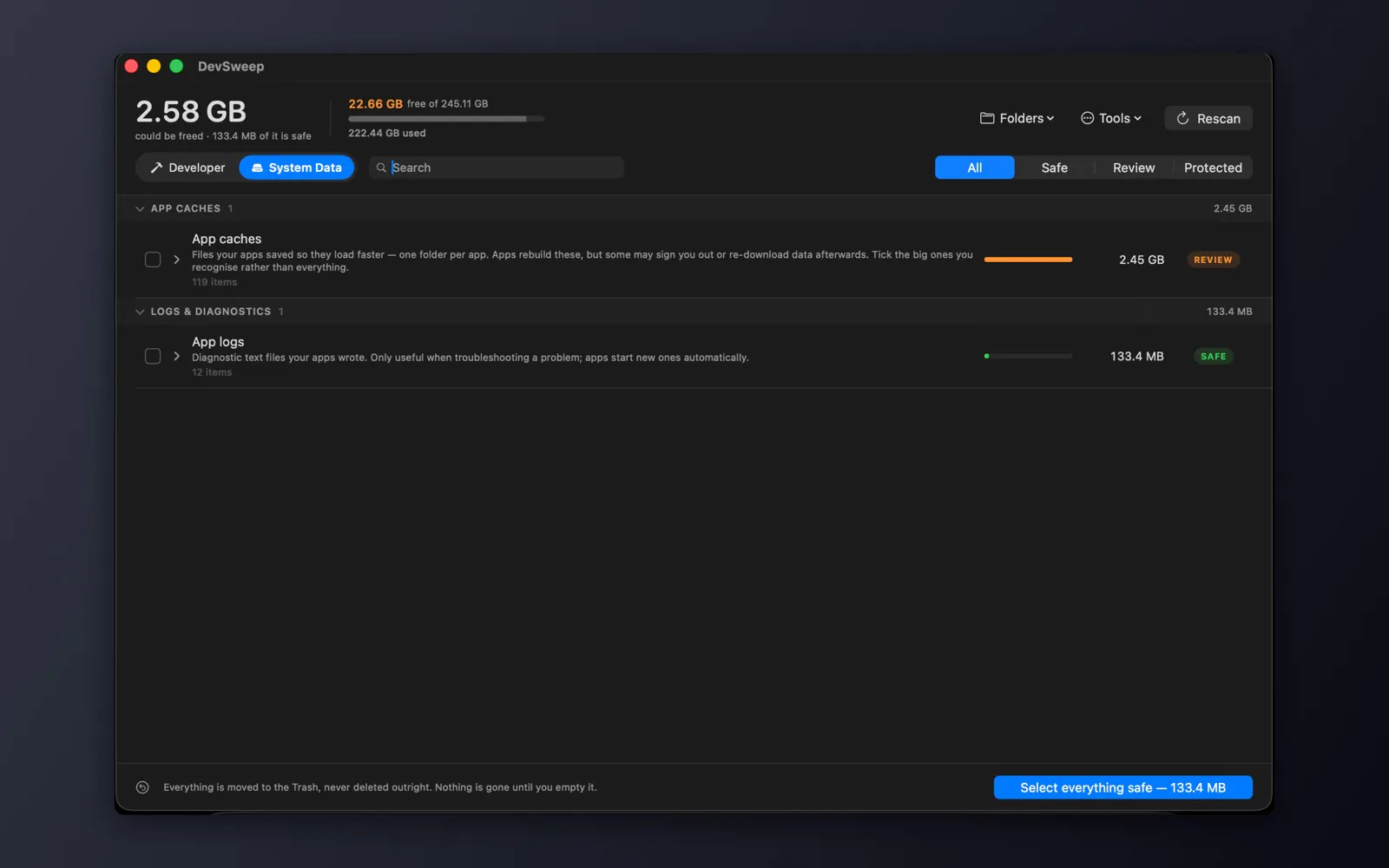 DevSweep gallery image