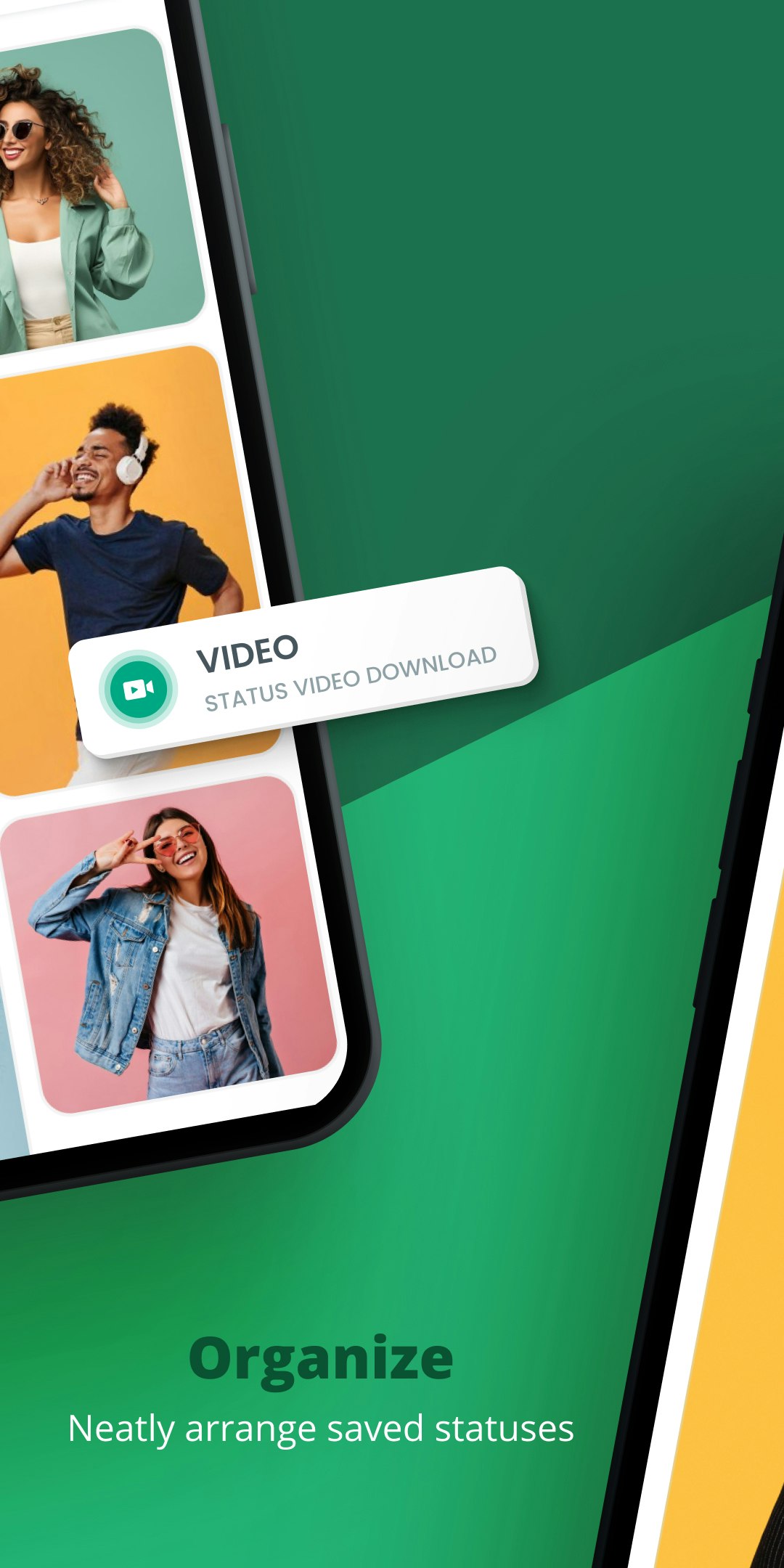 وسائط WhatsApp Saver Saver ، شارك - احفظ وشارك حالات WhatsApp المفضلة لديك دون عناء 1