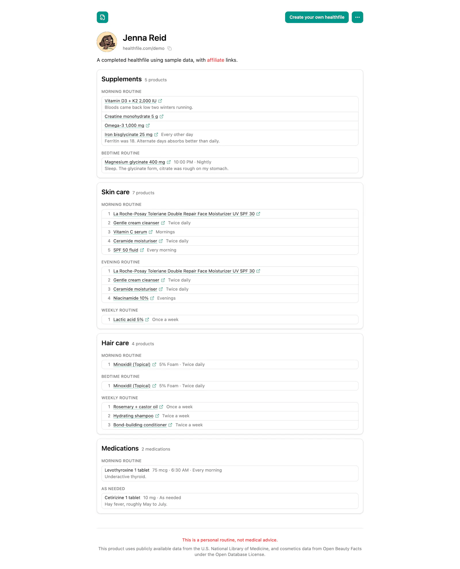 healthfile screenshot 3