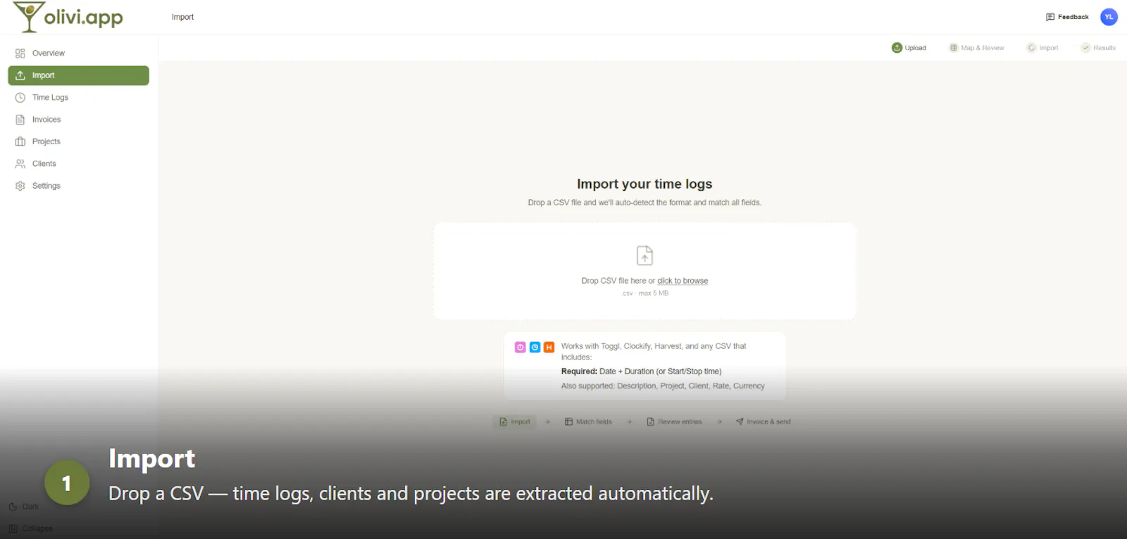 Olivi screenshot 2