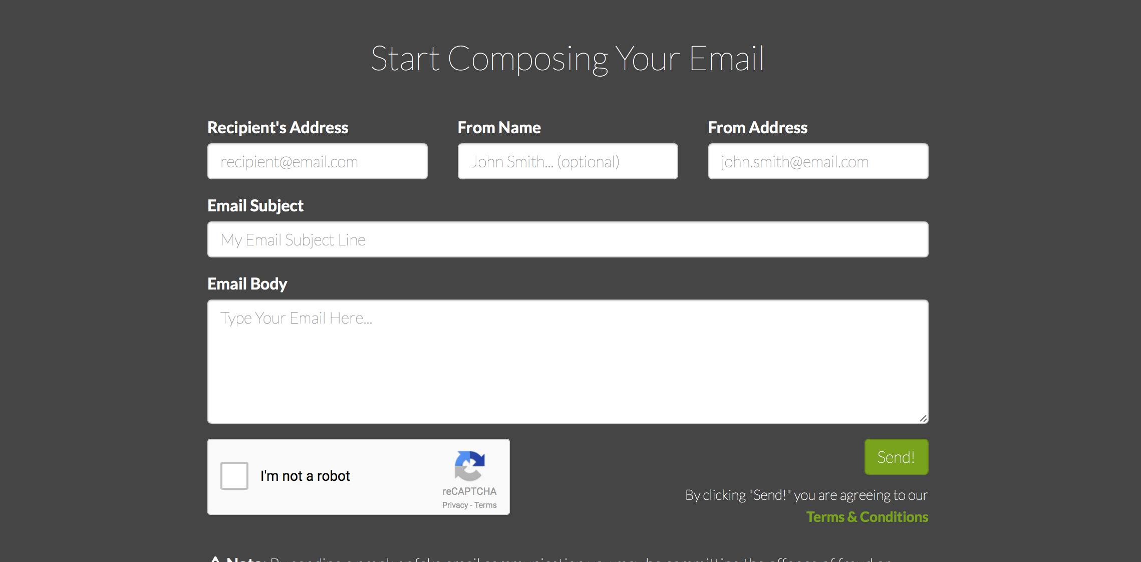 FreeMailer - Anonymous emails gallery image
