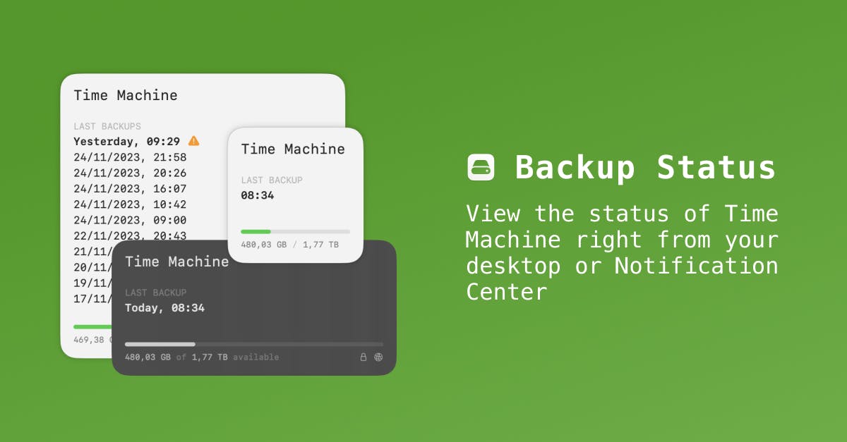 Backup Status media 1