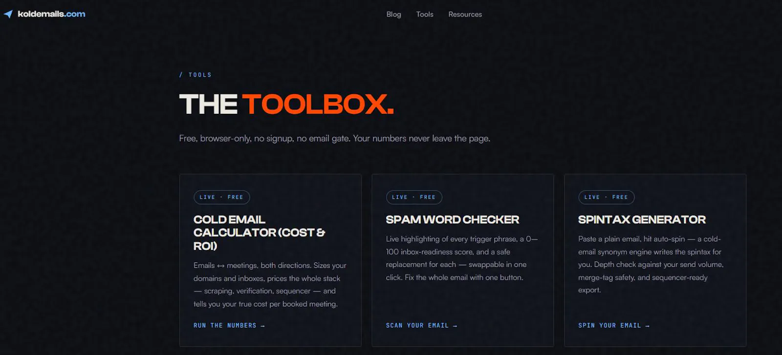 Koldemails screenshot 3